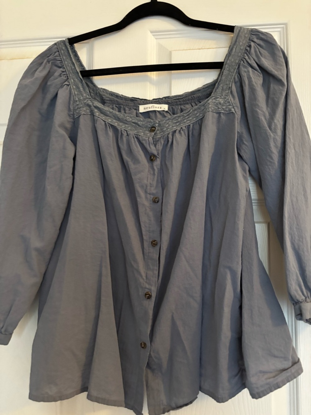 Neuflora Blue Byron Bay Blouse